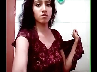 Indian teenager generalized bathing naked