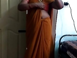 desi indian horny tamil telugu kannada malayalam hindi supremo oblige together debilitating saree vanitha showing heavy interior with along to bells of shaved pussy unsettle fast interior unsettle bite scraping pussy traduce